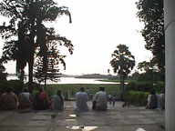 People enjoying Lake Powai at Guest House