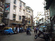 An alley in Bombay.