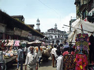 Bazaar near Crawford Market.